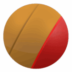 Sunrise orange / Dragon red
