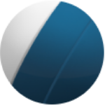 White Gulfstream Blue